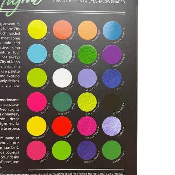 Rude Cosmetics City of Neon Lights Palette Makeup 90s Y2K - Picture 4 of 7